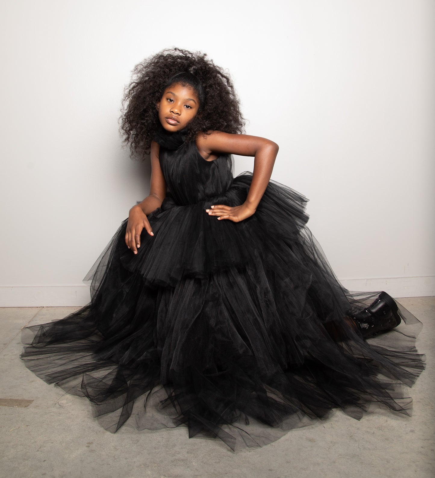 TIERS OF TULLE ANNIVERSARY GOWN